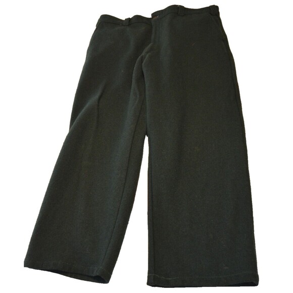 Codet Vintage Wool Hunting Pants Heavy Wool Warm Green 44/27-Pants Were Hemmed - Picture 1 of 16